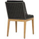 Sorrento Natural / Arashi Black Outdoor Dining Chair